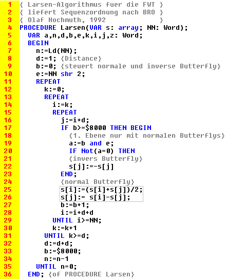 Abb. 9: Pascal-Programm